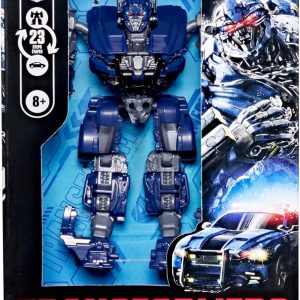 Transformers Studio Series The Last Knight Barricade Deluxe Class - Figura de acción de conversión de 4.5 pulgadas, juguetes robot para mayores de 8 años