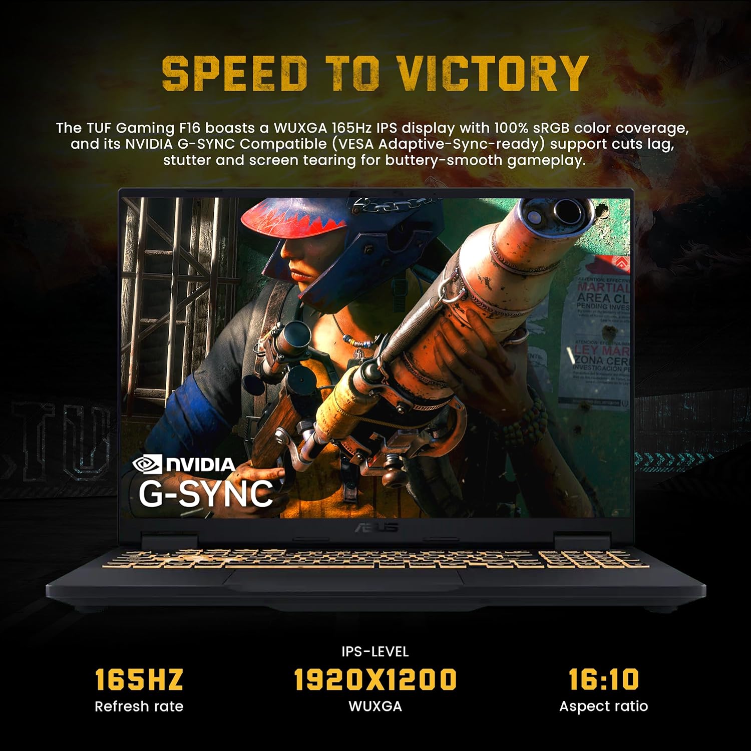 ASUS TUF F16 16" WUXGA 165Hz Gaming Laptop, Intel i7-14650HX, GeForce RTX 5070 8GB GDDR7, 32GB DDR5, 1TB SSD, RGB Backlit Keyboard, FHD IR Camera, Wi-Fi 6E, Win 11 Pro, Gray, 1TB Docking Station Set