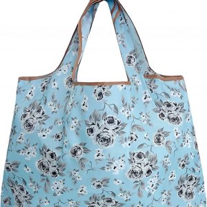 allydrew Large Foldable Tote Nylon Reusable Grocery Bags