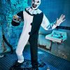 Spirit Halloween Terrifier Animatronic Art The Clown de 6.2 pies | Las mejores decoraciones aterradoras | Perfecto para los fanáticos del terror