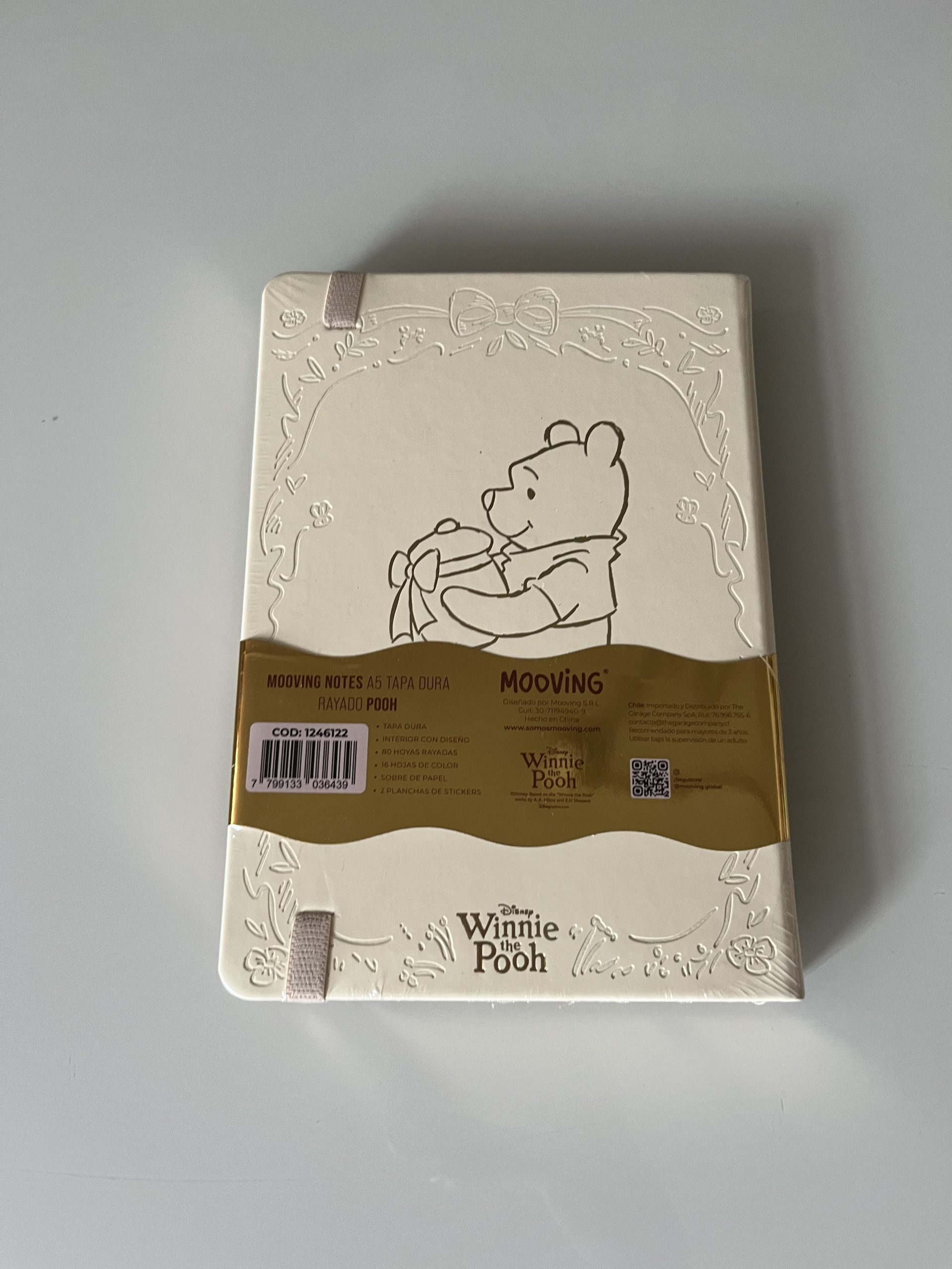 Cuaderno de notas Mooving Winnie Pooh A5 pasta dura