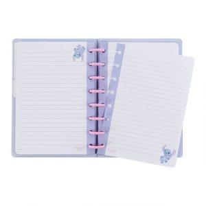 CUADERNO CON DISCO MOOVING 80H STITCH