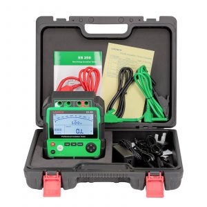 comprobador de resistencia de aislamiento LAUNCH ES200 para vehículos eléctricos ofrece mediciones precisas de la resistencia de aislamiento con opciones de alto voltaje (500 V, 1000 V, 2500 V), lo que garantiza un diagnóstico seguro y eficiente para los sistemas de alto voltaje de los vehículos eléctricos entrega en 12 días