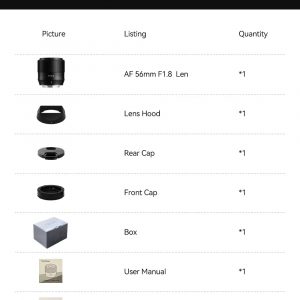 TTArtisan AF 2.205 in F/1.8 para Sony E Mount Lens 2.205 in f1.8 APS-C Lentes A7III A7IV A7RIII A7RIV A7RV A7SII A7SIII A7C A9 A9II A1 A5100 A6000 A6100 A6400 A6600 NEX-7 NEX X-5T NEX-5R NEX-5N NEX-3N