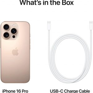 Apple iPhone (Renovado Premium) 16 Pro Max, versión estadounidense, 256GB, Titanio del Desierto - Desbloqueado