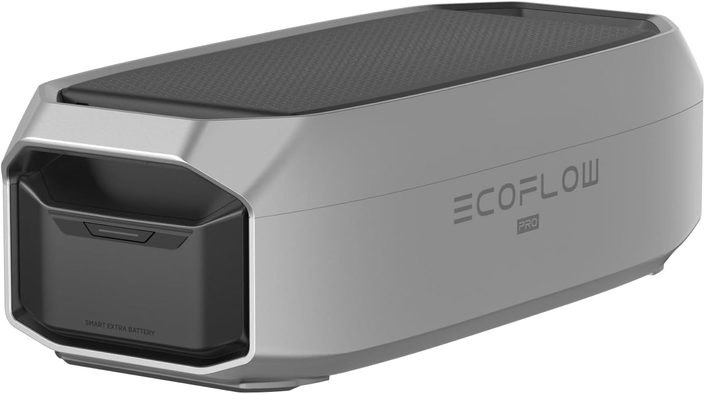 EF ECOFLOW DELTA Pro 3 - Batería extra de 4000 Wh, batería Lifepo4 de expansión con vida útil de 11 años, respaldo para uso doméstico, accesorios de campamento, emergencias, cortes de energía