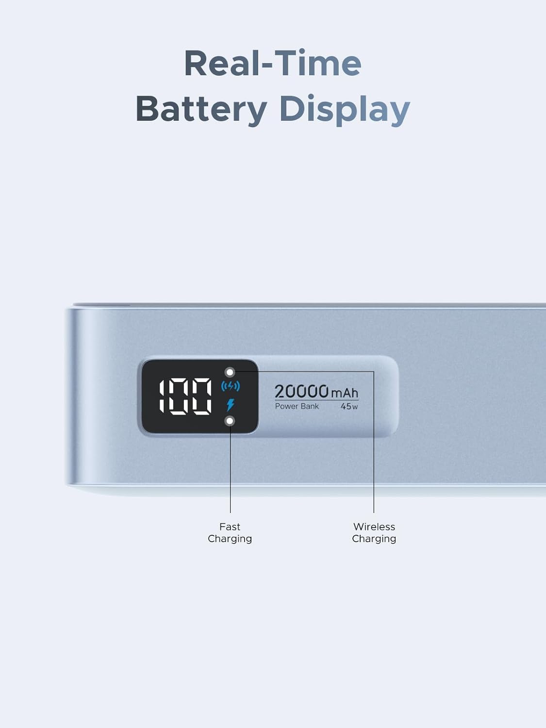 UGREEN MagFlow - Banco de energía magnético de 20000 mAh para MagSafe con cable integrado, carga inalámbrica certificada Qi2 de alta capacidad de 25 W y carga rápida PD de 45 W, cargador portátil para iPhone 17 Pro Max/16/15/14