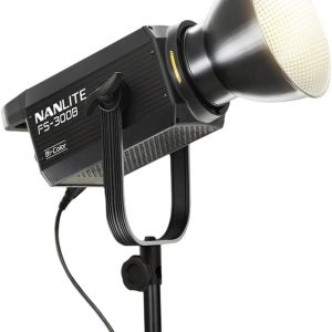 Nanlite FS-300B Foco LED Bicolor de 300W - 2700K-6500K CRI Ajustable 96, Control por App, Luz de Video LED Montura Bowens para Fotografía/Videografía/YouTube/TikTok Creación de Contenido y Transmisión