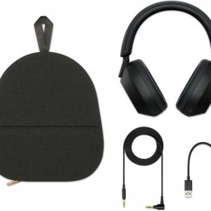 Sony WH-1000XM5 Premium Noise Canceling Headphones, Auto NC Optimizer, 30-Hour Battery, Alexa Voice Control, Black