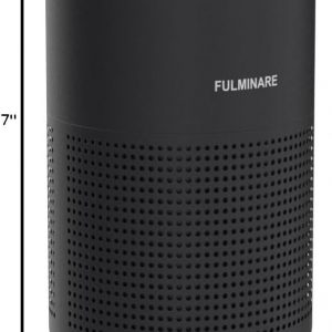 Purificadores de aire para recámara, FULMINARE filtro de aire HEPA H13, limpiador de aire silencioso con luz nocturna, purificador de aire pequeño portátil para casa, oficina, sala de estar