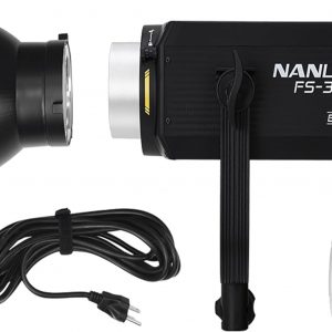 Nanlite FS-300B Foco LED Bicolor de 300W - 2700K-6500K CRI Ajustable 96, Control por App, Luz de Video LED Montura Bowens para Fotografía/Videografía/YouTube/TikTok Creación de Contenido y Transmisión