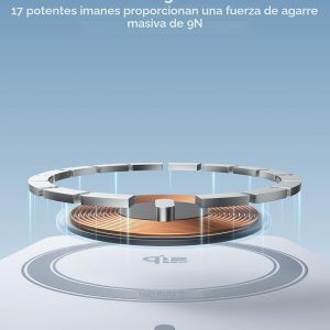 UGREEN MagFlow - Banco de energía magnético de 20000 mAh para MagSafe con cable integrado, carga inalámbrica certificada Qi2 de alta capacidad de 25 W y carga rápida PD de 45 W, cargador portátil para iPhone 17 Pro Max/16/15/14