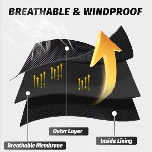 Trudave Hydrolock - Traje de lluvia, traje de lluvia impermeable para hombres, 2 piezas, transpirable y resistente al viento