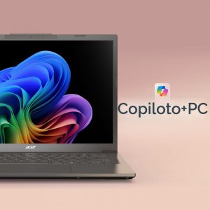 Acer Aspire 14 AI Copilot+ PC | Pantalla WUXGA de 14 pulgadas | Procesador Intel Core Ultra 5 de 226 V | NPU: hasta 40 tops - GPU: hasta 53 tops | Intel ARC 130V | 16 GB LPDDR5X | SSD de 512 GB | Wi-Fi 6E | A14-52M-52M-5 1S1
