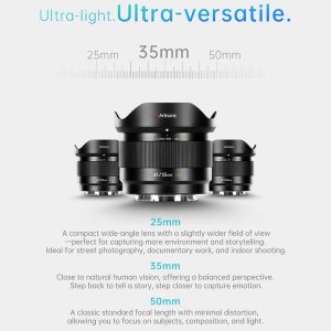 7artisans AF 35mm F1.8 E, AF 35mm f/1.8 APS-C Lens for E Mount Lens, STM Auto Focus Prime Lens with Eye Detection, for Portrait, Street, and Environmental Photography