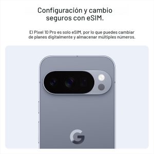 Google Pixel 10 Pro - Smartphone Android desbloqueado - Asistente de IA Gemini, sistema de cámara trasera triple, batería de carga rápida de más de 24 horas y pantalla Super Actua de 6.3 pulgadas