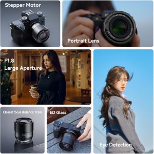 TTArtisan AF 2.205 in F/1.8 para Sony E Mount Lens 2.205 in f1.8 APS-C Lentes A7III A7IV A7RIII A7RIV A7RV A7SII A7SIII A7C A9 A9II A1 A5100 A6000 A6100 A6400 A6600 NEX-7 NEX X-5T NEX-5R NEX-5N NEX-3N