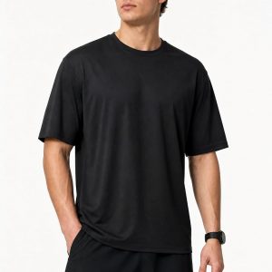 Kinglaman 1/5 Pack Mesh Workout Shirts for Men Dry Fit Gym Quick Dry Athletic Short Sleeve Sports T-Shirt Moisture Wicking