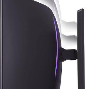LG 39GS95QE Ultragear OLED Curved Gaming Monitor 39-Inch WQHD 800R 240Hz 0.03ms DisplayHDR True Black 400 AMD FreeSync Premium Pro NVIDIA G-Sync HDMI 2.1 DisplayPort Tilt/Height/Swivel Stand - Black