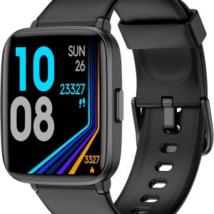 LIVIKEY Fitness Tracker Watch with Heart Rate Monitor, Activity Tracker with Pedometer, Sleep Monitor, Calories & Step Counter, IP68 Waterproof Smart Watches for Women Men Fitness Watch for Sports