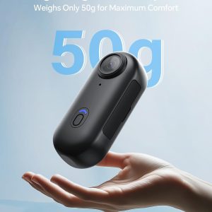 BOBLOV W4 4K Mini Body Camera,128G Wearable Camera with 360°Rotatable Clip & Magnetic Clip, Thumb Size, 96 Minutes for Recording, Easy to Use for Lecture, Traveling, Pet Walking and Outdoors