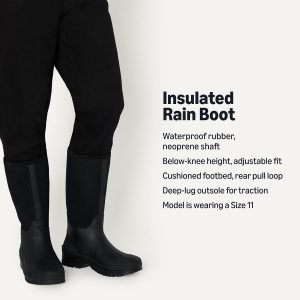 Amazon Essentials Botas de lluvia de goma de neopreno impermeables para hombre