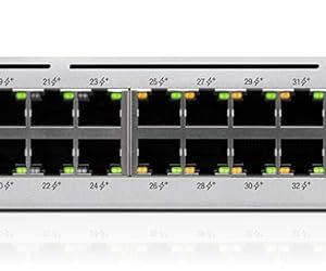 Ubiquiti Networks UniFi Pro USW-PRO-48-POE, 48-port gigabit PoE+ managed layer 2/3 switch with 4 SFP+ 10G uplinks