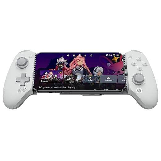 GameSir G8 Plus MFi Phone Controller for iPhone 15/16/17/iPad Mini & Android (USB-C), Officially MFi Certified- Ergonomic Grip, Play Call of Duty,Stream Xbox, 2 Pro Back Buttons