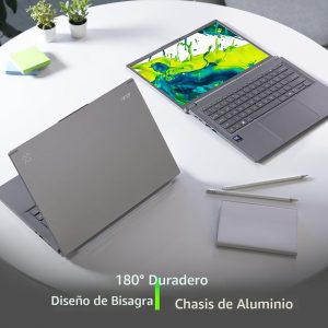 Acer Aspire 14 AI Copilot+ PC | Pantalla WUXGA de 14 pulgadas | Procesador Intel Core Ultra 5 de 226 V | NPU: hasta 40 tops - GPU: hasta 53 tops | Intel ARC 130V | 16 GB LPDDR5X | SSD de 512 GB | Wi-Fi 6E | A14-52M-52M-5 1S1