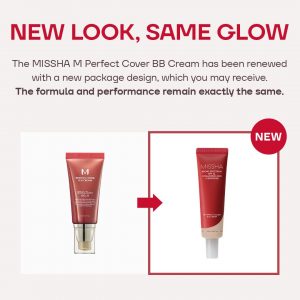 MISSHA M Perfect Cover BB Cream No.29 Caramel Beige - Medium/Tan with Warm Undertone SPF 42 PA+++ 1.69 Fl Oz - Tinted Moisturizer for face with SPF
