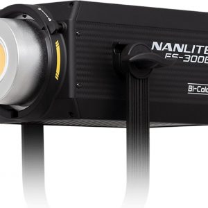 Nanlite FS-300B Foco LED Bicolor de 300W - 2700K-6500K CRI Ajustable 96, Control por App, Luz de Video LED Montura Bowens para Fotografía/Videografía/YouTube/TikTok Creación de Contenido y Transmisión