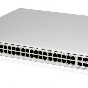 Ubiquiti Networks UniFi Pro USW-PRO-48-POE, 48-port gigabit PoE+ managed layer 2/3 switch with 4 SFP+ 10G uplinks