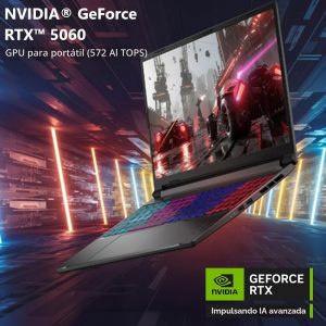 Acer Nitro V 16S AI portátil para juegos | Procesador AMD Ryzen 7 260 | GPU para portátiles NVIDIA GeForce RTX 5060 (572 AI Tops) | pantalla IPS WUXGA 180Hz de 16" | DDR5 32GB | SSD Gen 4 1TB | Wi-Fi