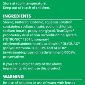 Opti Free Replenish, Multi Purpose Disinfecting Solution with Lens, 20 Fl Oz