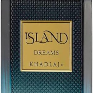 Khadlaj Island Dreams – Fragancia Frutal, Floral, Ambar, Almizclada – Extrait de Parfum de Larga Duración para Unisex, 3.4 Onzas