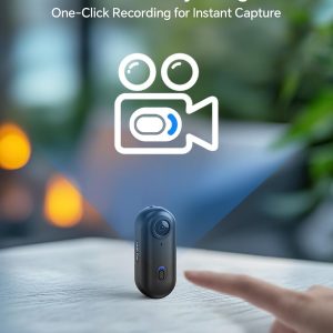 BOBLOV W4 4K Mini Body Camera,128G Wearable Camera with 360°Rotatable Clip & Magnetic Clip, Thumb Size, 96 Minutes for Recording, Easy to Use for Lecture, Traveling, Pet Walking and Outdoors