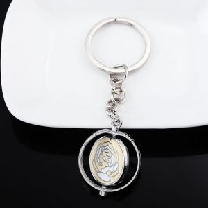 SONGCHANGJEWELRY Arcane Keychain Reversible Metal Charm – Inspired by Piltover & Zaun – Anime Cosplay Accessory & Fan Merchandise