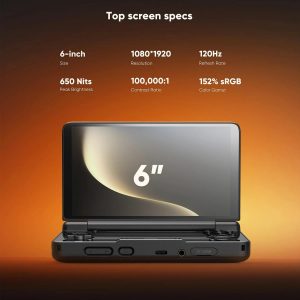 AYN Thor Pro Dual-Screen Clamshell Gaming Handheld | Snapdragon 8 Gen 2 | 6" 120Hz AMOLED Primary Display | 12GB RAM, 256GB Storage | Wi-Fi 7 | Android 13 Retro Console