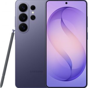 Samsung Galaxy S26 Ultra, teléfono inteligente Android desbloqueado, 256 GB, pantalla de privacidad, Galaxy AI, cámara AI, carga súper rápida 3.0, batería duradera, 2026, garantía de 1 año de EE. UU., violeta cobalto
