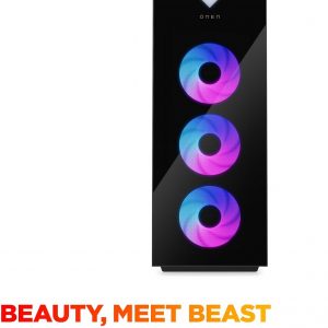 HP OMEN 45L Gaming Desktop, Intel Core Ultra 7 265K, 32 GB RAM, 1 TB SSD, NVIDIA GeForce RTX 5070 Ti, Windows 11 Pro, Microsoft Copilot, Tempered Glass, GT22-3060 (2025) (Renewed)