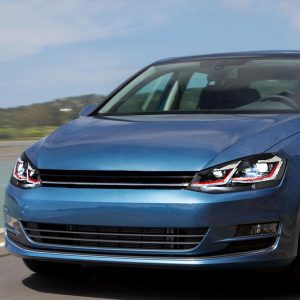 letsdate Projector Headlights For Golf7 MK7 Halogen TDI TSI GTD GTI Only 2015-2017, Red Line style(Let us Know if you need 10-hole to 14-hole adapters)
