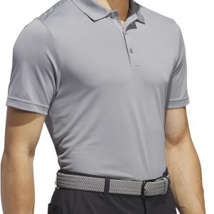 Adidas Mens Two-Color Stripe Polo Shirt
