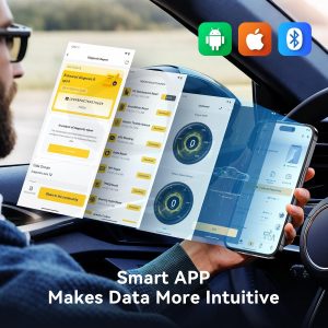 MUCAR BT200 MAX AI OBD2 escáner Bluetooth, sistema completo 15 restablece herramientas de diagnóstico Control bidireccional, Autobús CAN-FD y FCA, AutoVIN, datos en tiempo real, compatibilidad con