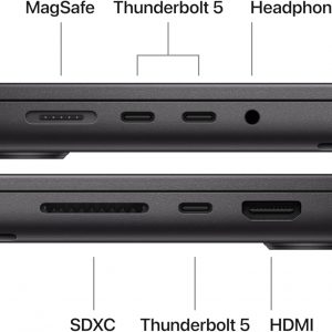 Apple MacBook Pro with M5 Pro, 18‑core CPU, 20‑core GPU: 16.2-inch Nano-Texture Display, 48GB Memory, 1TB SSD; Space Black