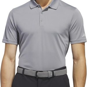 Adidas Mens Two-Color Stripe Polo Shirt