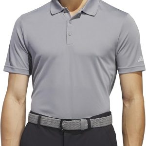 Adidas Mens Two-Color Stripe Polo Shirt