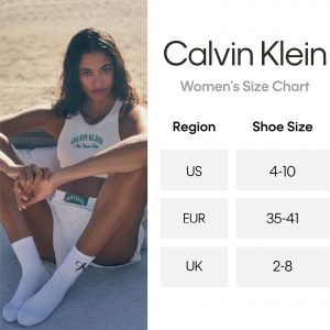 Calvin Klein Calcetines altos para mujer, paquete de 12 calcetines deportivos transpirables con cojines de rizo para mujer (talla de zapato: 4-10)