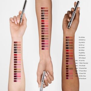 Sacheu Lip Liner STAY-N Peel Off Lip Stain — Long Lasting Waterproof Lip Tint with Hyaluronic Acid & Vitamin E — Transfer Proof Matte Finish, Vegan & Cruelty-Free (p-INKED)