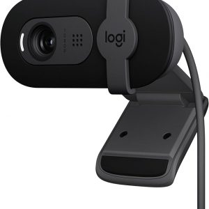 Logitech Brio 101 Full HD 1080p Webcam for Meetings, Streaming, Desktop, Laptop, PC - Built-in Mic, Shutter, Works with Zoom, Microsoft Teams, Nintendo Switch 2’s new GameChat Mode, USB-A,-Black