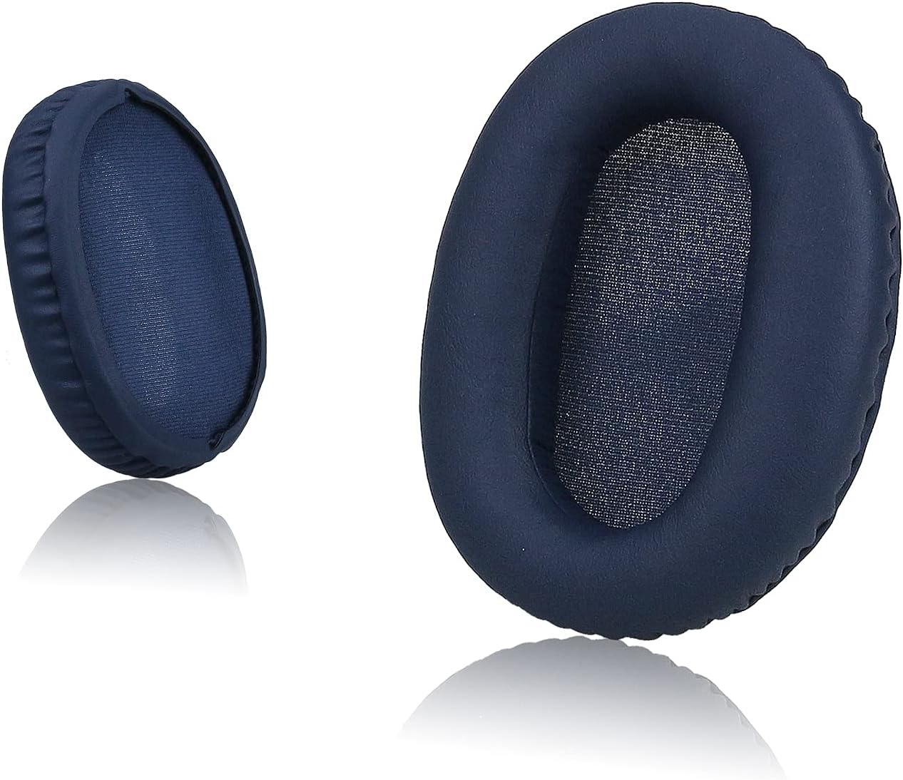 Krone Kalpasmos Replacement Earpads Compatible with Sony WH-CH700N, WH-CH710N, Protein Leather Memory Foam Replacement Ear Cushion, Blue